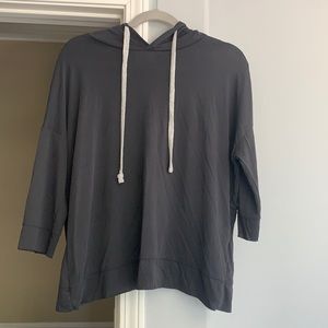 Cropped Cutout Athleisure Hoodie